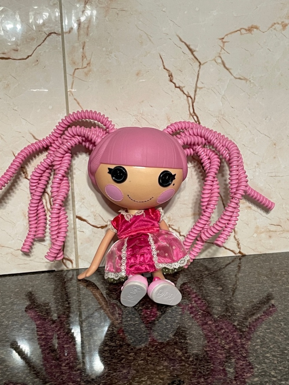 Lalaloopsy Silly Hair Doll - Jewel Sparkles with Pink Poseable Hair